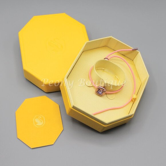 Swarovski 5626400 Dulcis necklace choker jewelry pink purple adjustable new - Picture 10 of 15